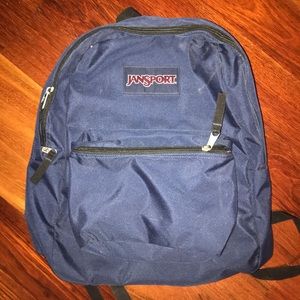 jansport backpack navy blue that holds a lot!